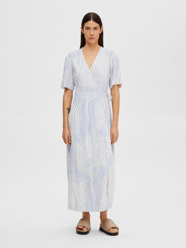 Selected Femme Valencia - Wrap kjole - HUSET Men & Women