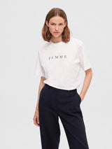 Selected Femme Vilja - Logo t-shirt - HUSET Men & Women