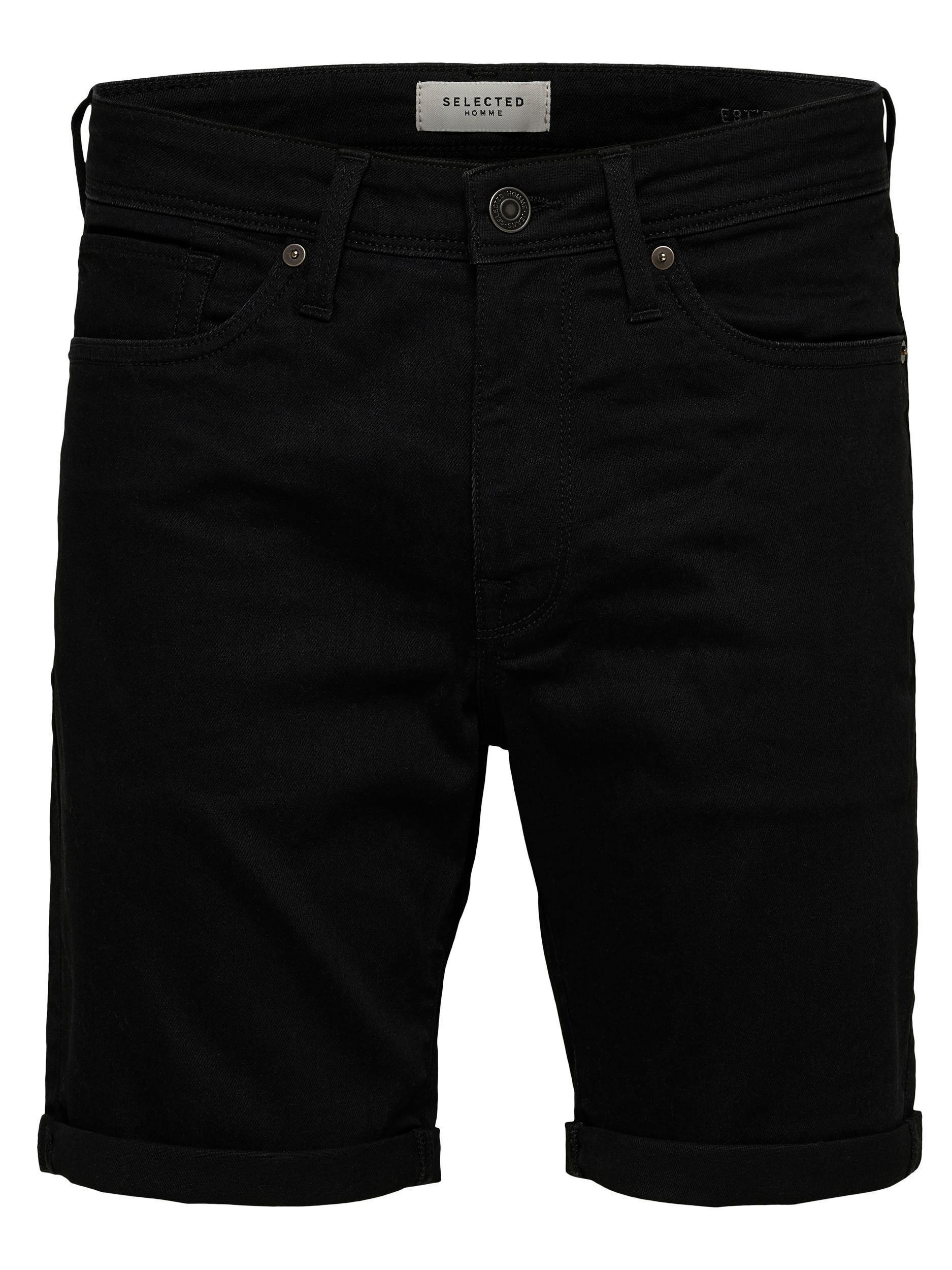 Selected Homme Alex 332 - Sorte denim shorts - HUSET Men & Women