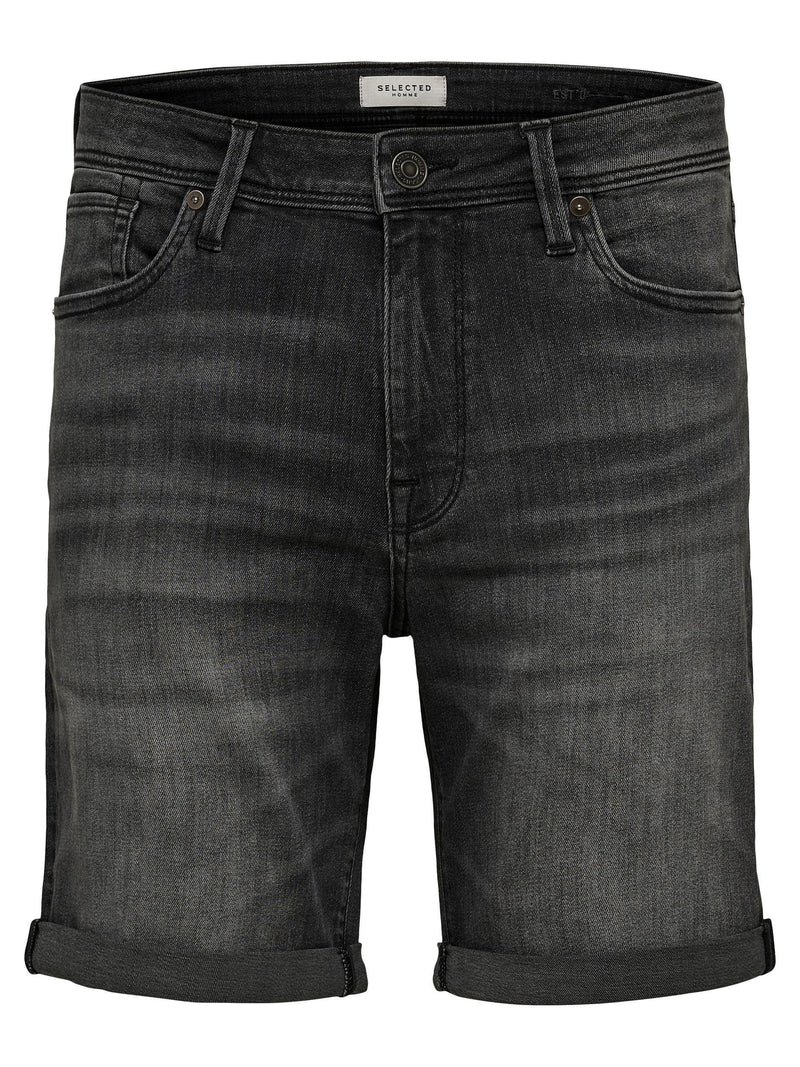 Selected Homme Alex 334 - Grå denim shorts - HUSET Men & Women (6564824612943)