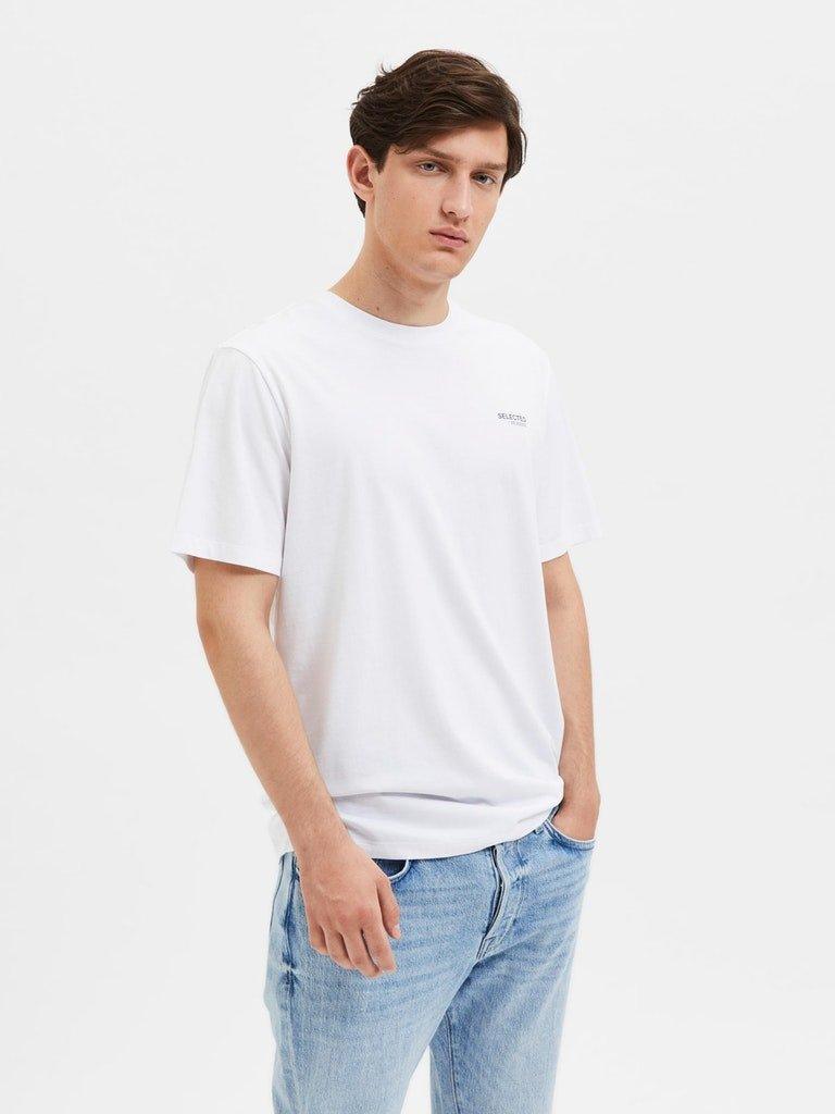Selected Homme Aspen - Logo T-shirt - HUSET Men & Women