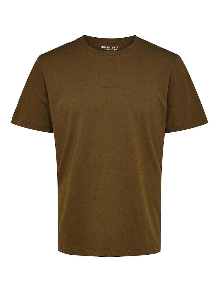 Selected Homme Aspen - Logo T-shirt - HUSET Men & Women
