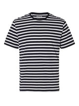 Selected Homme Aspen - Stribet T-shirt - HUSET Men & Women