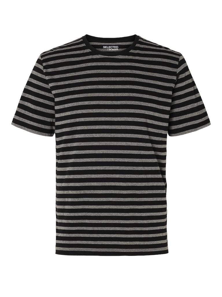 Selected Homme Aspen - Stribet T-shirt - HUSET Men & Women