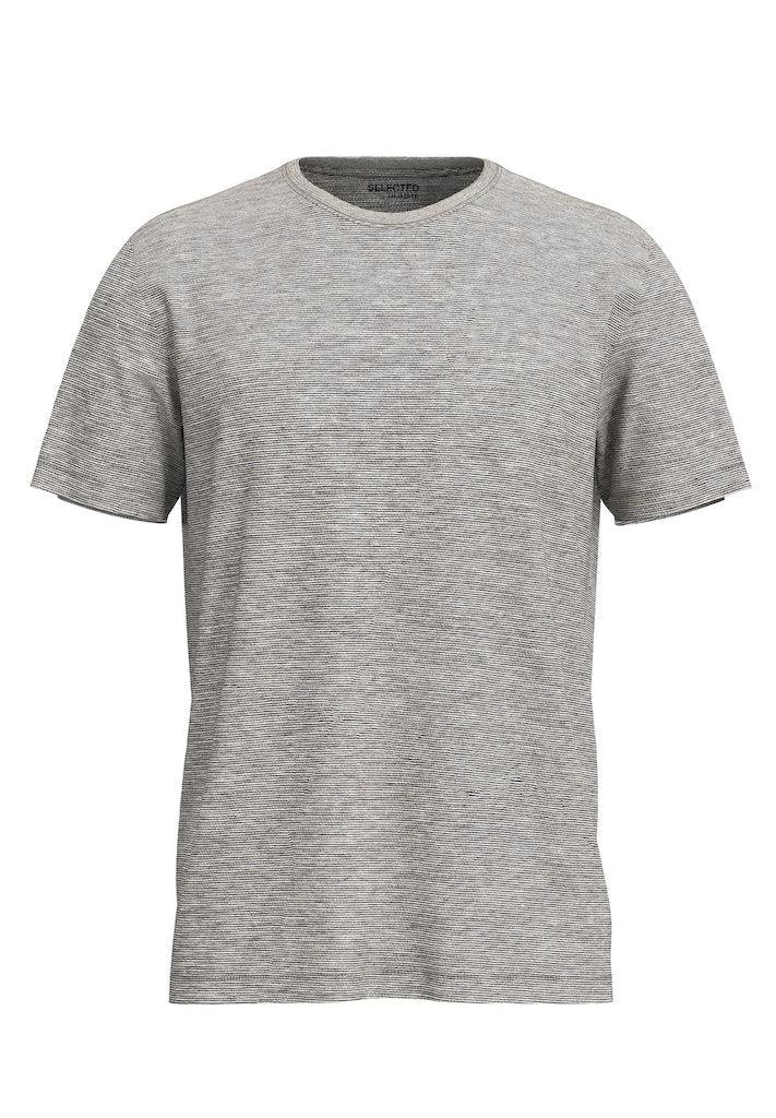 Selected Homme Aspen - Stribet T-shirt i regular fit - HUSET Men & Women