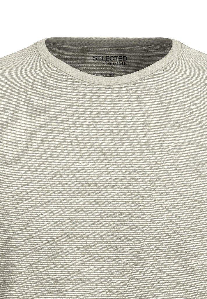 Selected Homme Aspen - Stribet T-shirt i regular fit - HUSET Men & Women