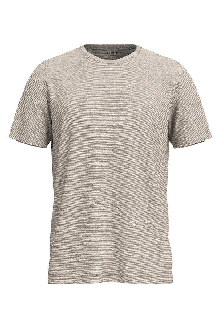 Selected Homme Aspen - Stribet T-shirt i regular fit - HUSET Men & Women
