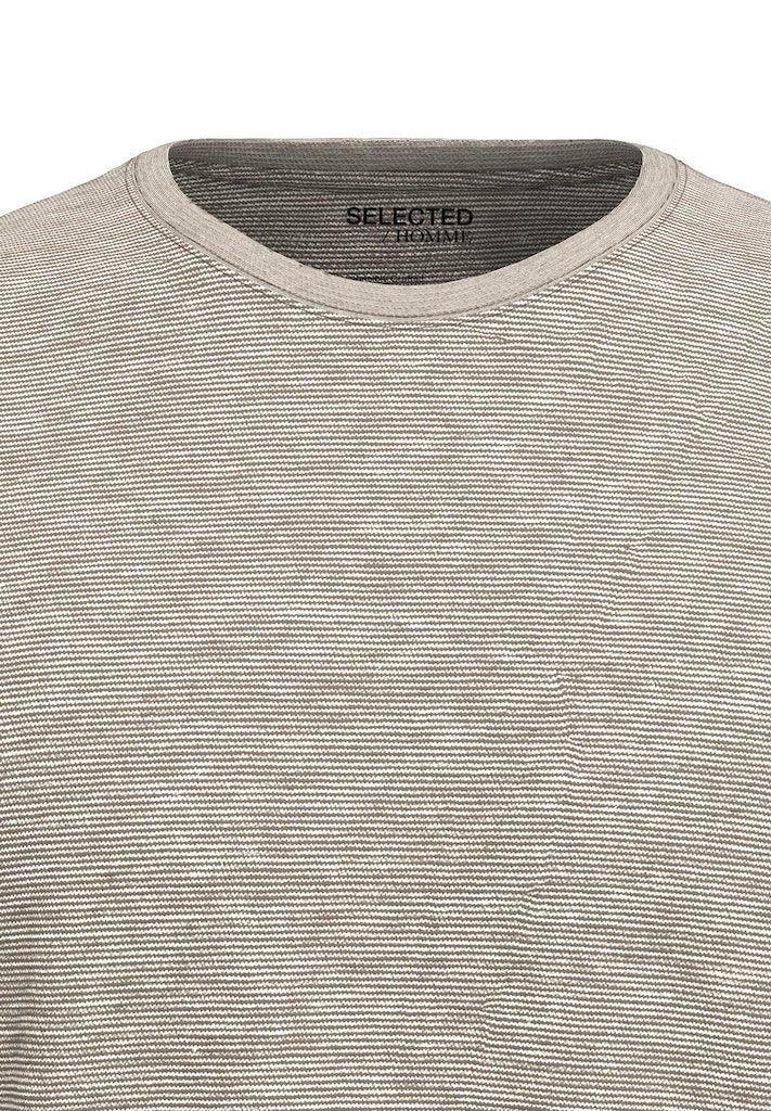 Selected Homme Aspen - Stribet T-shirt i regular fit - HUSET Men & Women