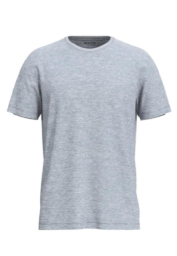 Selected Homme Aspen - Stribet T-shirt i regular fit - HUSET Men & Women