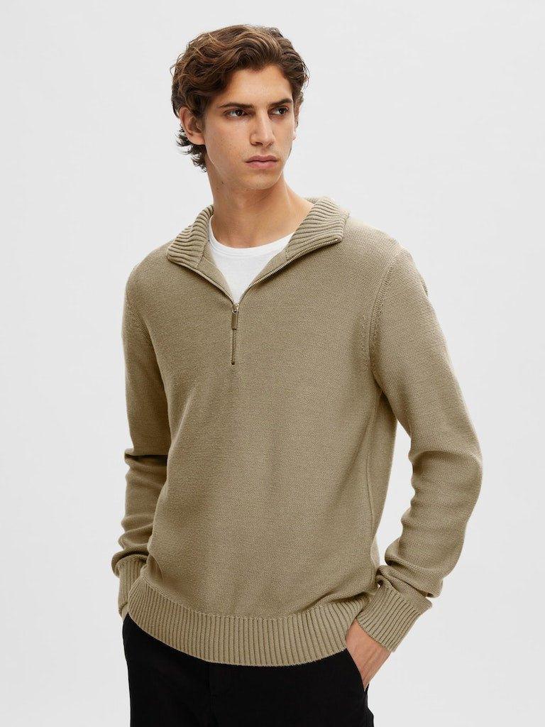 Selected Homme Axel - Halfzip strik - HUSET Men & Women