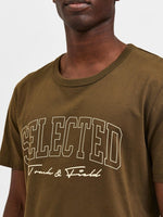 Selected Homme Bene - Relax fit T-shirt med logo - HUSET Men & Women (7763612205308)