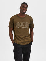 Selected Homme Bene - Relax fit T-shirt med logo - HUSET Men & Women (7763612205308)