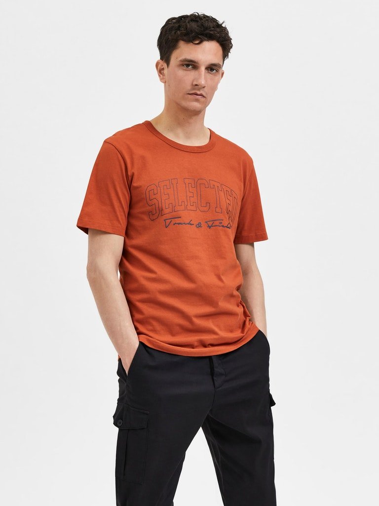 Selected Homme Bene - Relax fit T-shirt med logo - HUSET Men & Women (7763612205308)