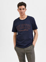 Selected Homme Bene - Relax fit T-shirt med logo - HUSET Men & Women (7763612205308)