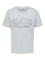 Selected Homme Bene - Relax fit T-shirt med logo - HUSET Men & Women (7763612205308)