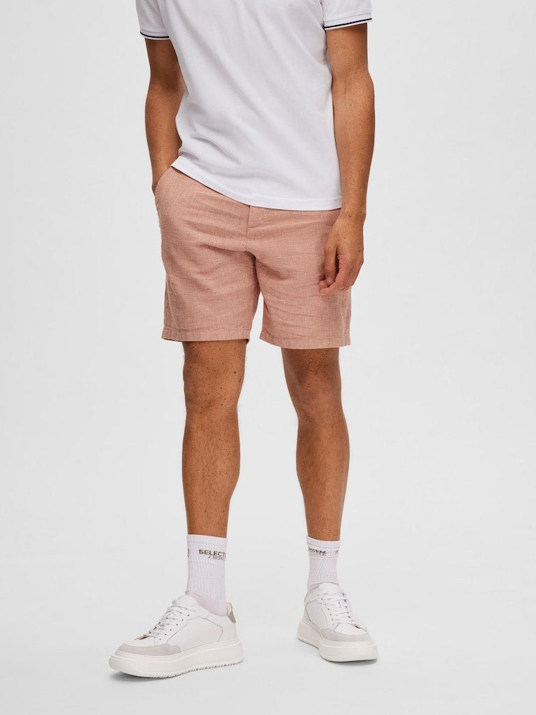 Selected Homme Brody - Hørmix regular fit shorts - HUSET Men & Women (7994461356284)