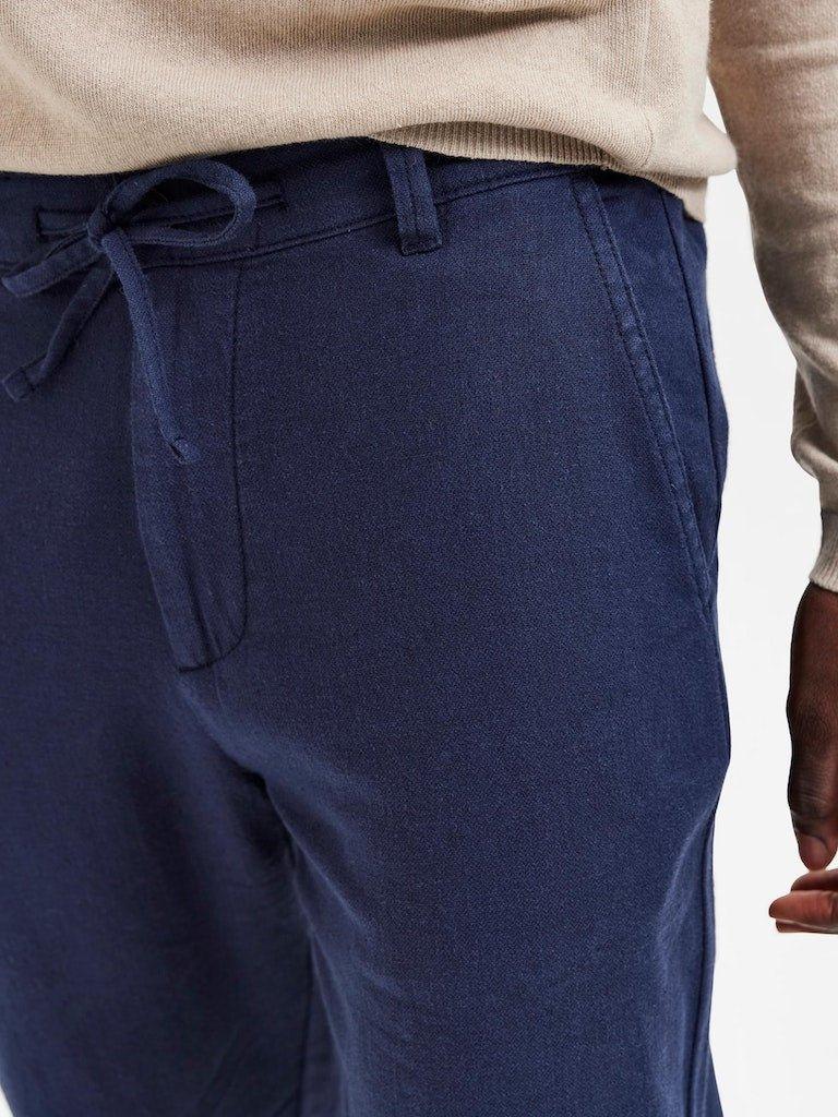 Selected Homme Brody - Hørmix slim tapered fit chinos - HUSET Men & Women