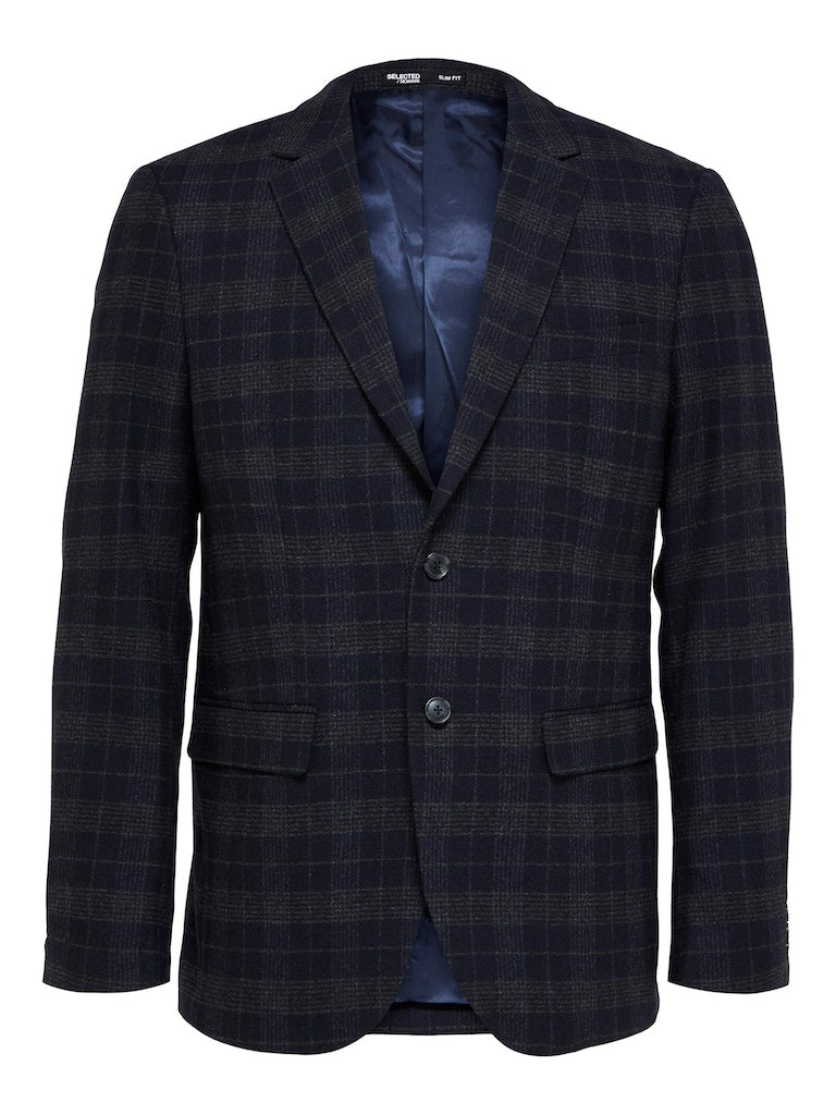 Selected Homme Eli - Slim fit ternet uld blazer - HUSET Men & Women (8515543794011)
