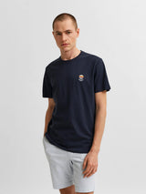 Selected Homme Fate - T-shirt m. broderi motiv - HUSET Men & Women