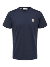 Selected Homme Fate - T-shirt m. broderi motiv - HUSET Men & Women