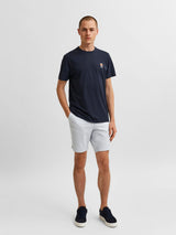 Selected Homme Fate - T-shirt m. broderi motiv - HUSET Men & Women