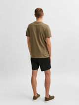 Selected Homme Fate - T-shirt m. broderi motiv - HUSET Men & Women