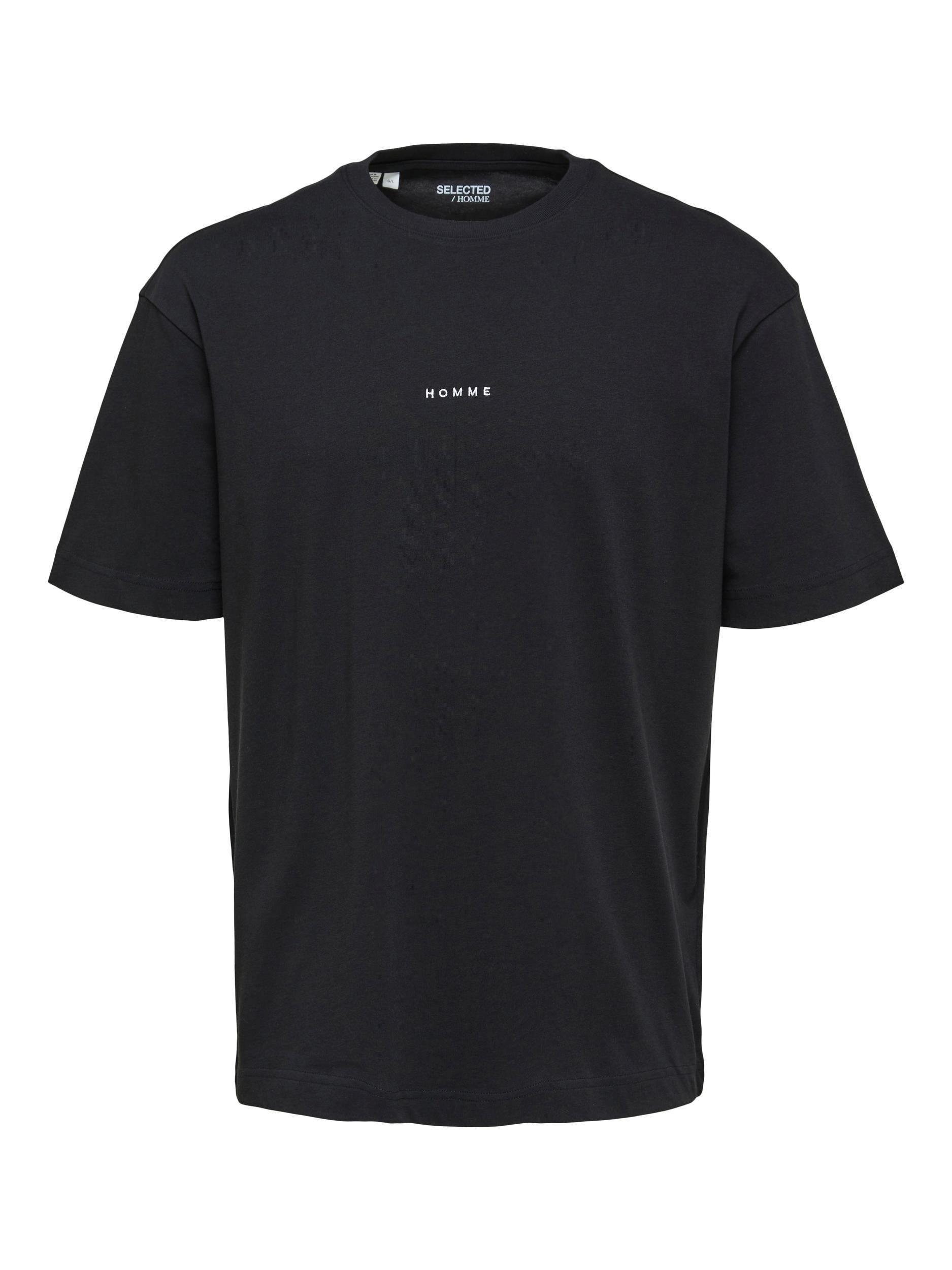 Selected Homme Hank - Oversize logo T-shirt - HUSET Men & Women