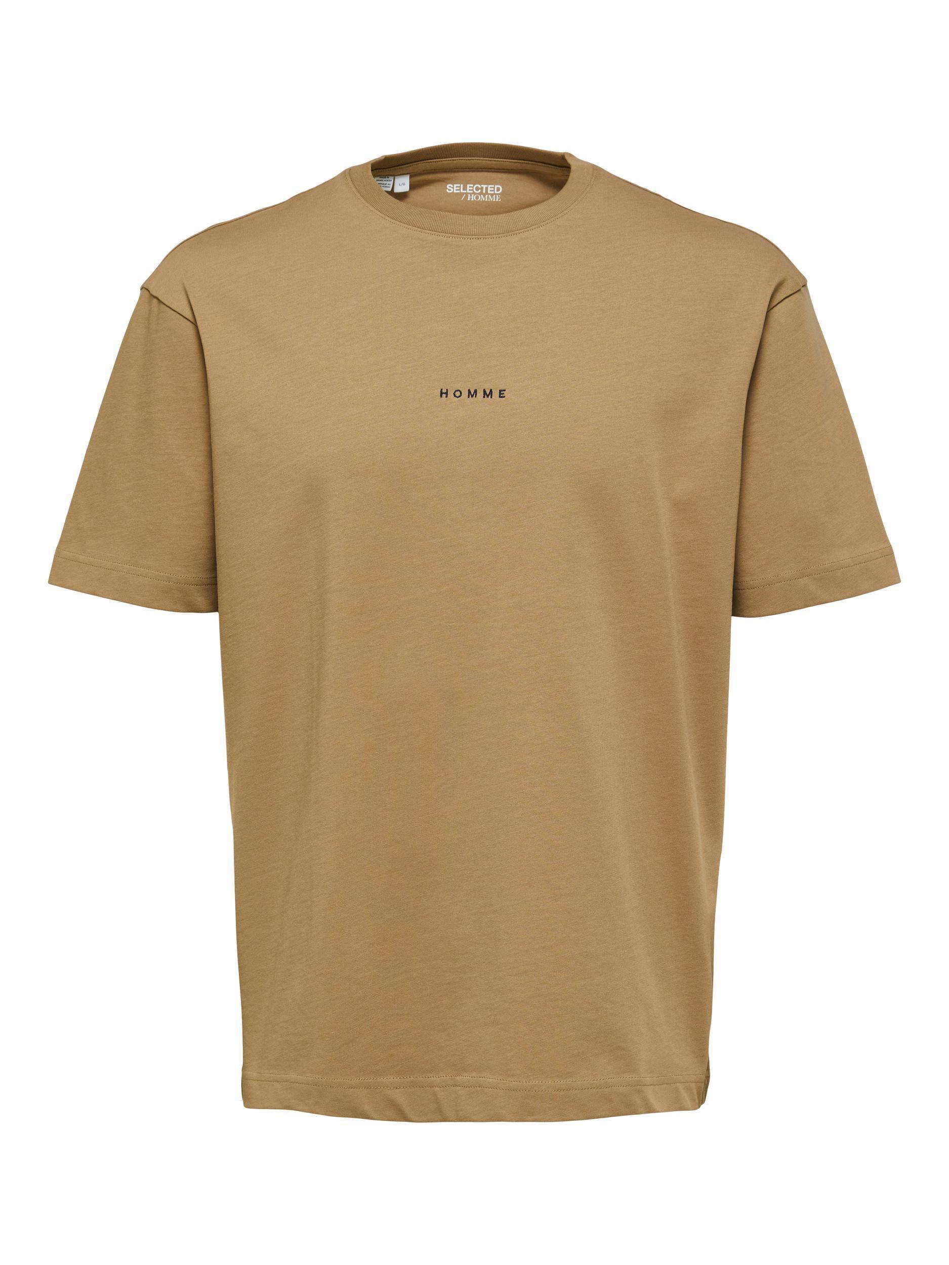 Selected Homme Hank - Oversize logo T-shirt - HUSET Men & Women