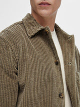 Selected Homme Jake - Fløjls overshirt i loose fit - HUSET Men & Women