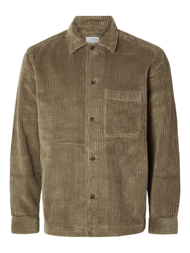 Selected Homme Jake - Fløjls overshirt i loose fit - HUSET Men & Women