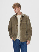 Selected Homme Jake - Fløjls overshirt i loose fit - HUSET Men & Women