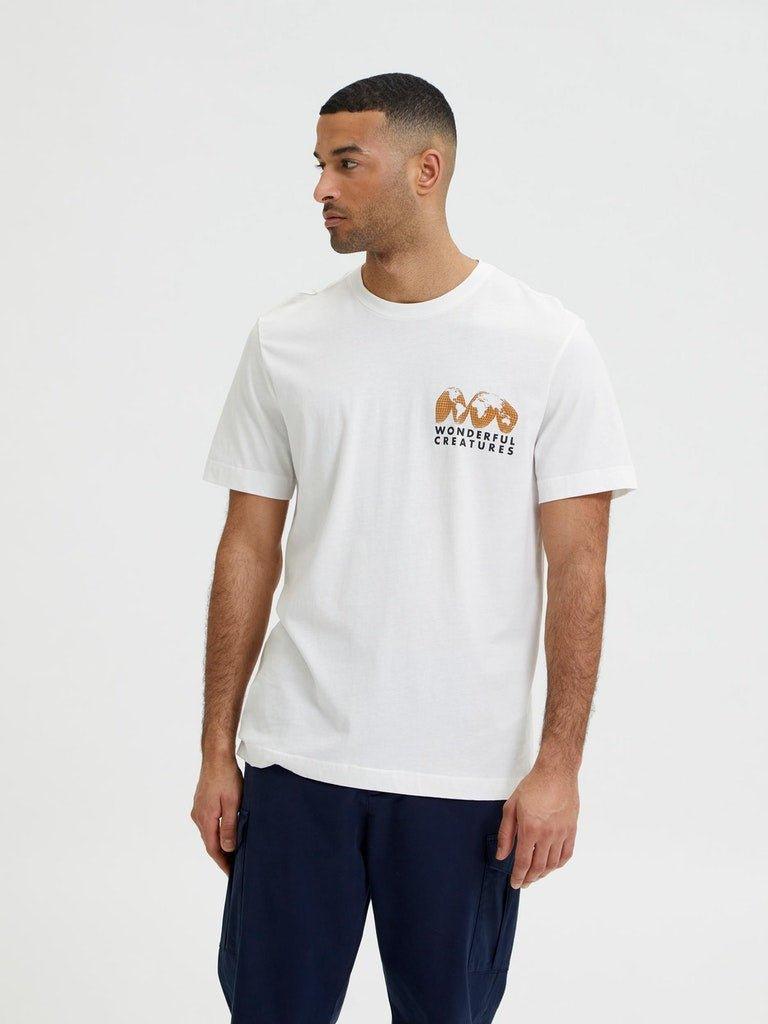 Selected Homme Joey - Backprint Tee relaxfit - HUSET Men & Women