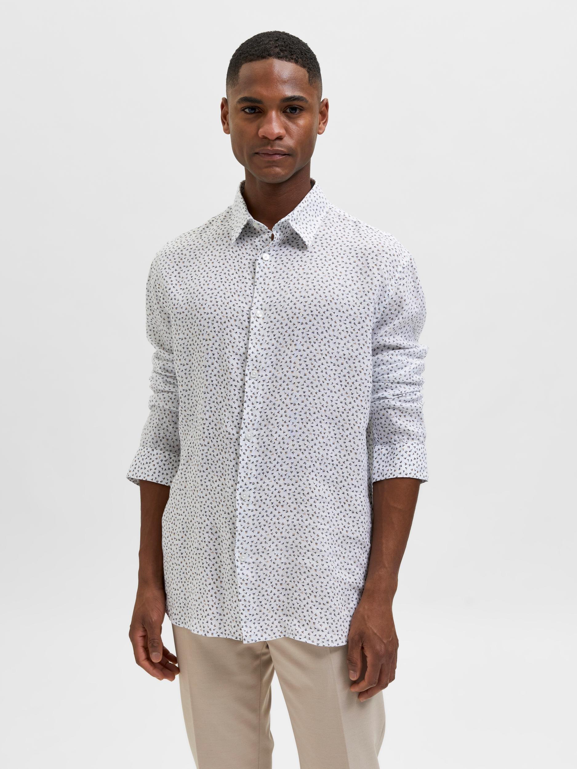 Selected Homme Kylian - Hør skjorte regularfit - HUSET Men & Women