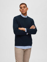 Selected Homme Lake - Hør mix strik - HUSET Men & Women