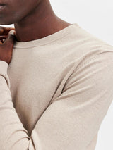 Selected Homme Lake - Hør mix strik - HUSET Men & Women