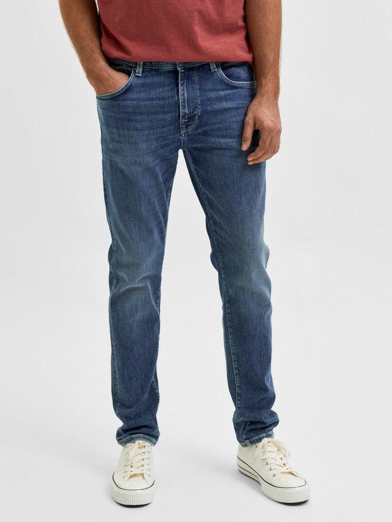 Selected Homme Leon - Slim 22606 lblue jeans - HUSET Men & Women