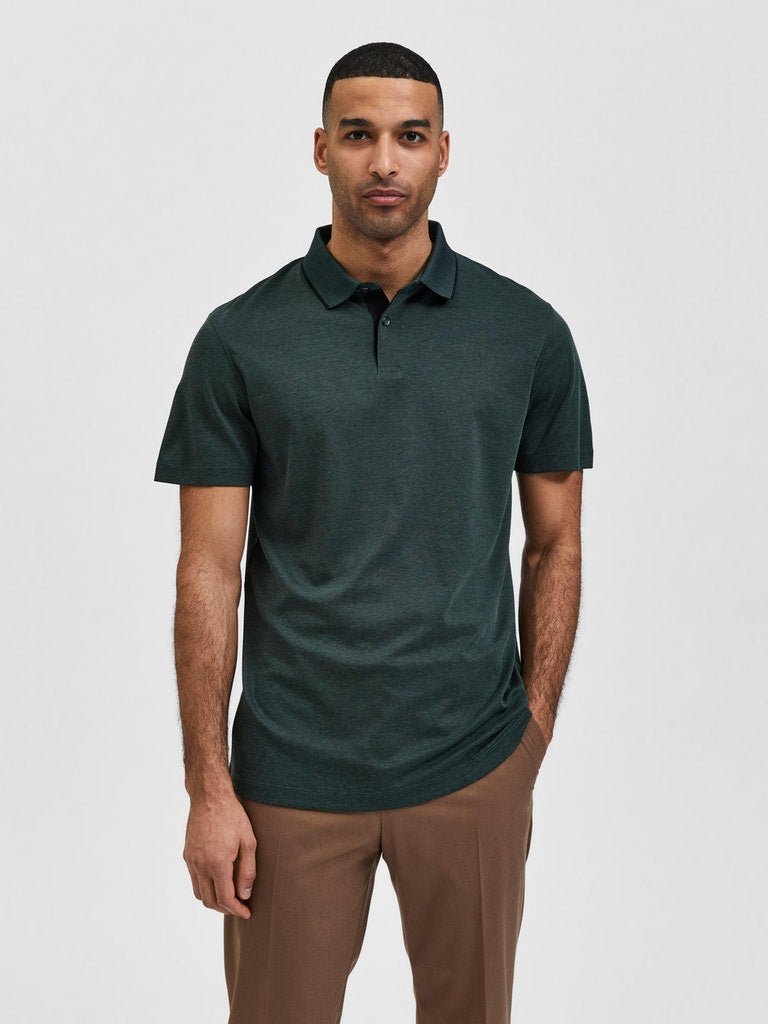 Selected Homme Leroy - Coolmax polo i regular fit - HUSET Men & Women (7565217792252)