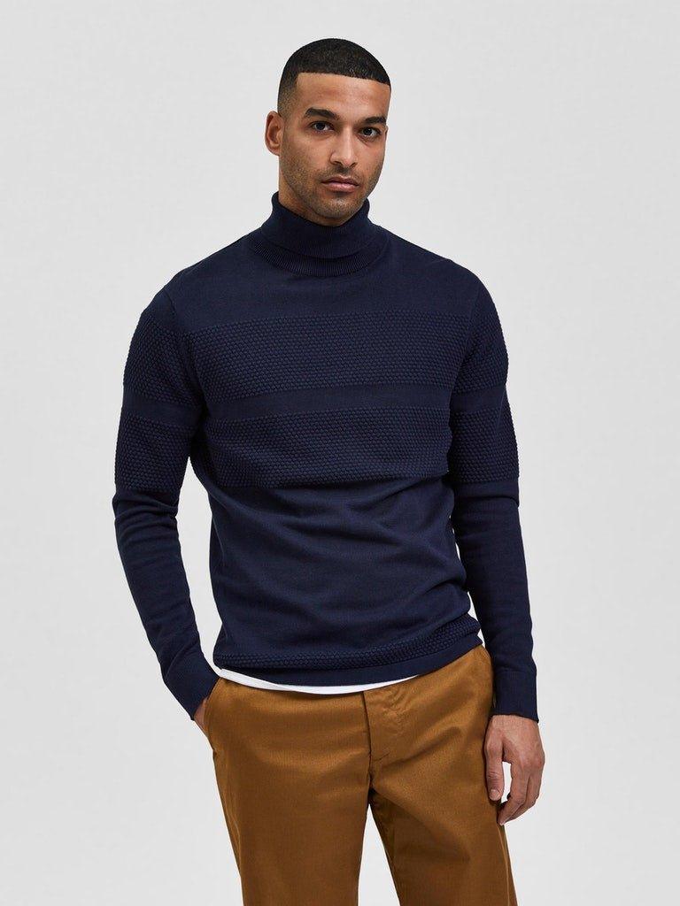 Selected Homme Maine - rullekrave sømandsstrik - HUSET Men & Women