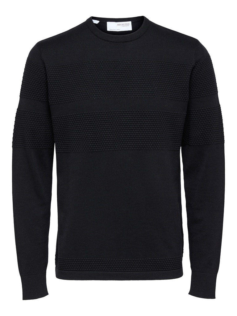 Selected Homme Maine - rundhalset sømandsstrik - HUSET Men & Women (7744247169276)