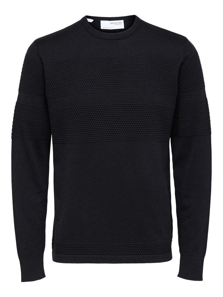 Selected Homme Maine - rundhalset sømandsstrik - HUSET Men & Women