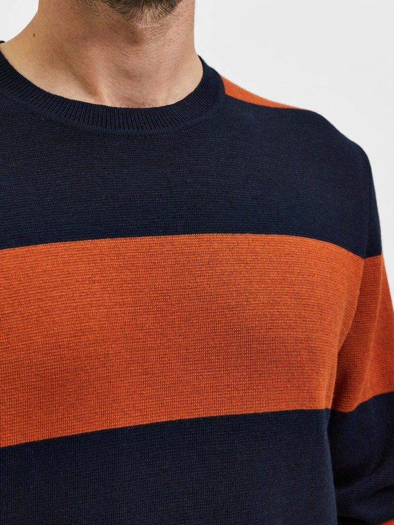 Selected Homme Martin - Stribet strik - HUSET Men & Women