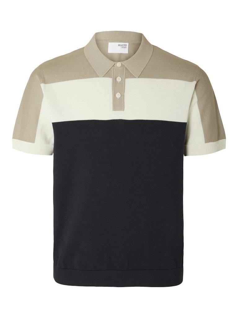 Selected Homme Mattis - Colorblock polo - HUSET Men & Women