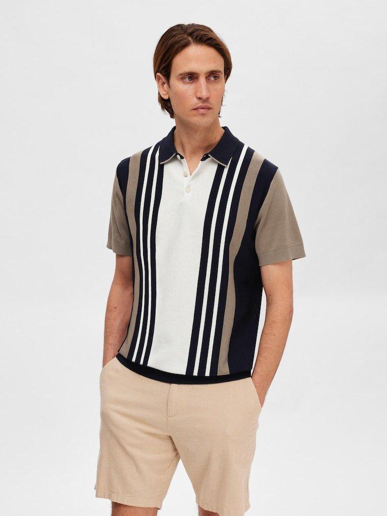 Selected Homme Mattis - Kortærmet strik polo - HUSET Men & Women