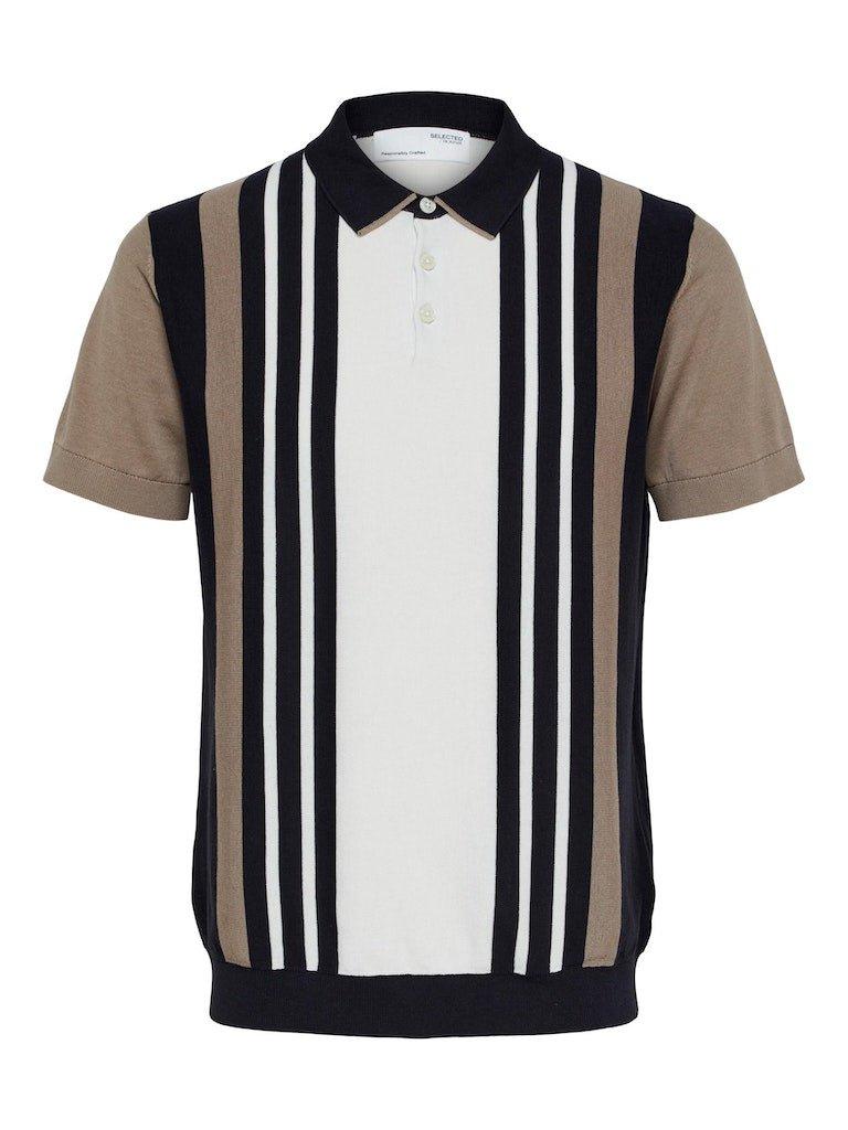 Selected Homme Mattis - Kortærmet strik polo - HUSET Men & Women