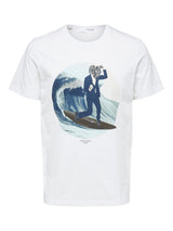 Selected Homme - Mike printet T-shirt - HUSET Men & Women