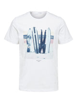 Selected Homme - Mike printet T-shirt - HUSET Men & Women