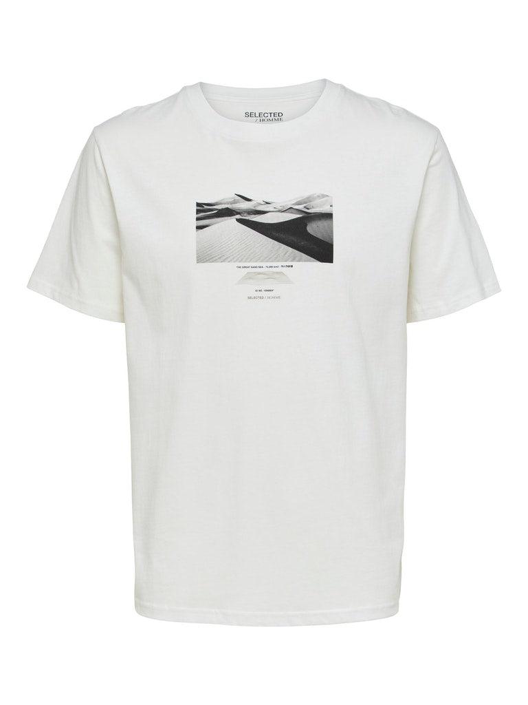 Selected Homme Morrey - Relaxed fit foto T-shirt - HUSET Men & Women
