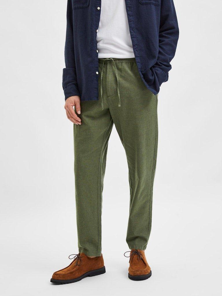 Selected Homme Newton - Hørmix buks i Tapered fit - HUSET Men & Women