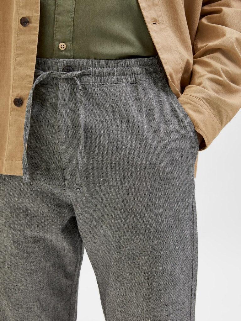 Selected Homme Newton - Hørmix buks i Tapered fit - HUSET Men & Women