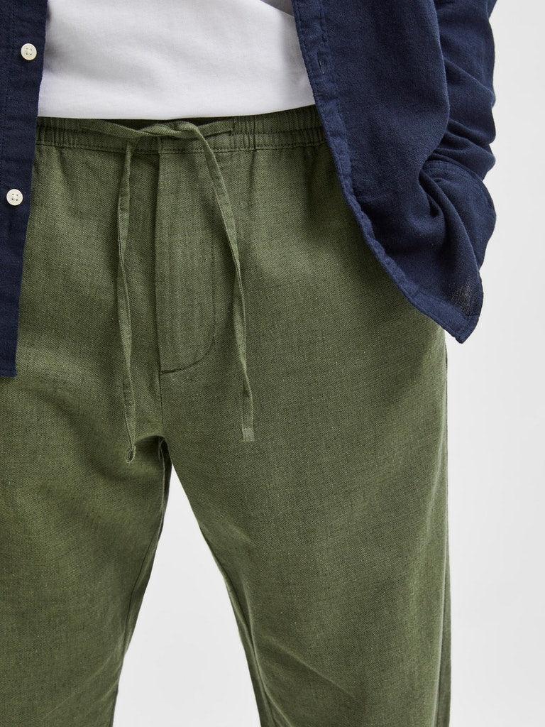 Selected Homme Newton - Hørmix buks i Tapered fit - HUSET Men & Women